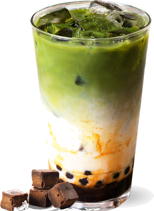 Matcha Latte au sucre roux